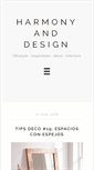 Mobile Screenshot of harmonyanddesign.com